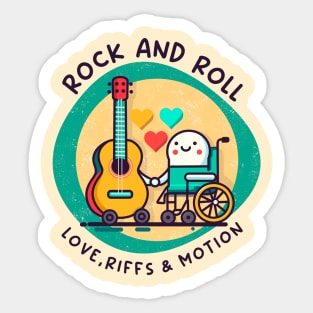 ROCK AND ROLL Sticker